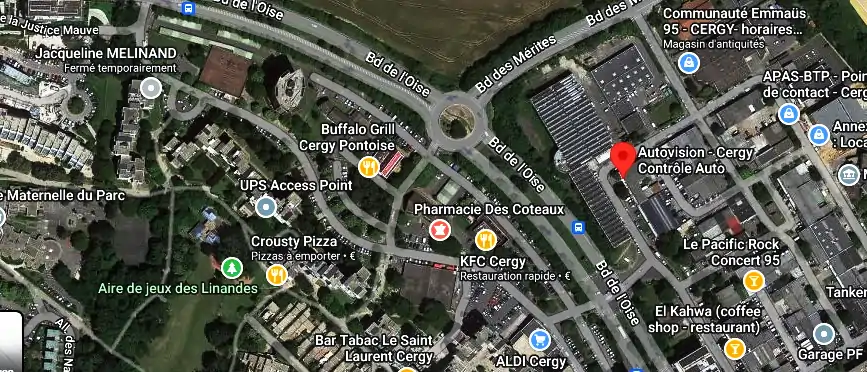 Prix contrôle technique à Cergy