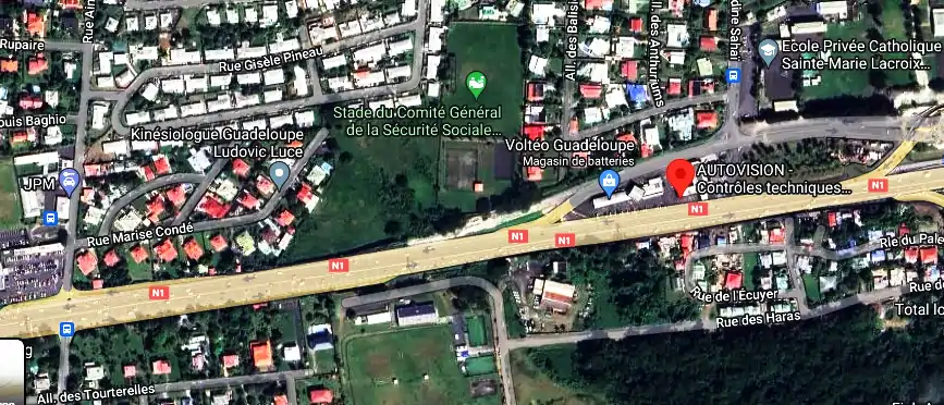 Prix contrôle technique à ROUTE DE DESTRELLAN, La Jaille, Baie-Mahault 97122, Guadeloupe