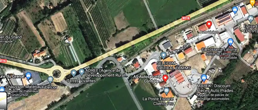 Autovision à Prades