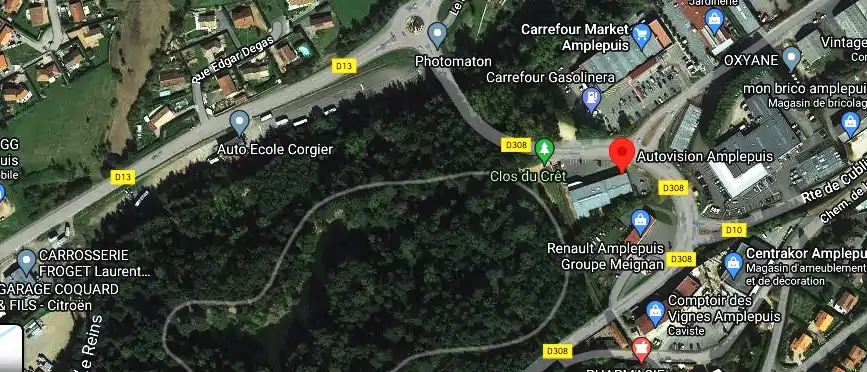 Prix contrôle technique à Amplepuis