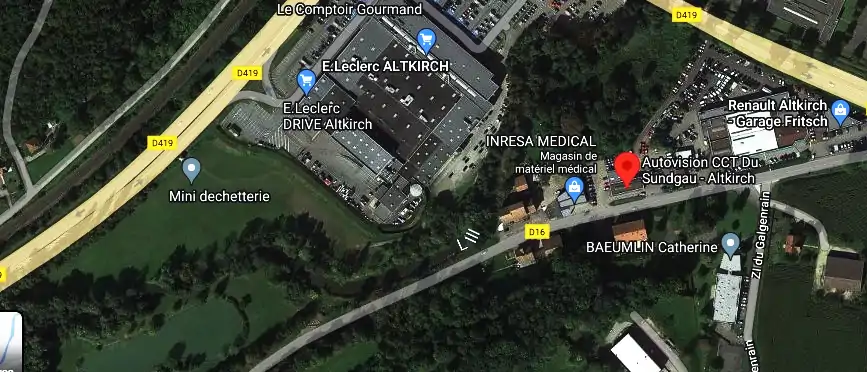 Prix contrôle technique à Altkirch