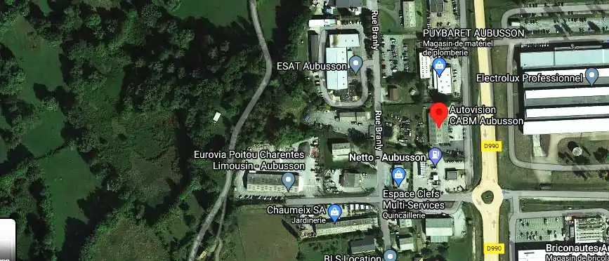 Prix contrôle technique à Aubusson