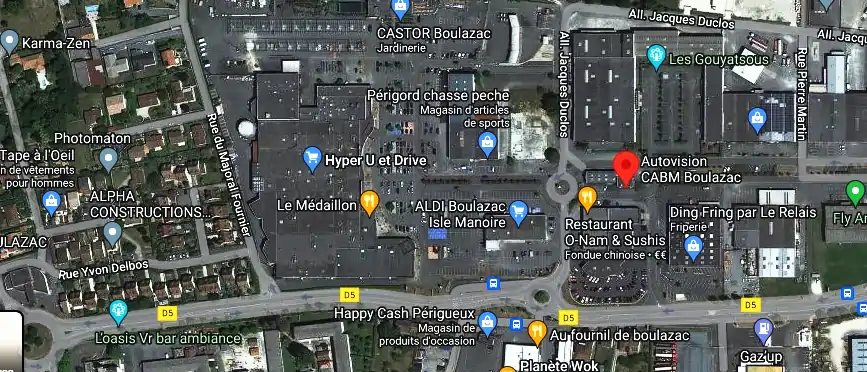 Prix contrôle technique à Boulazac Isle Manoire