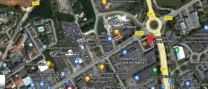 Prix contrôle technique à Essey-lès-Nancy