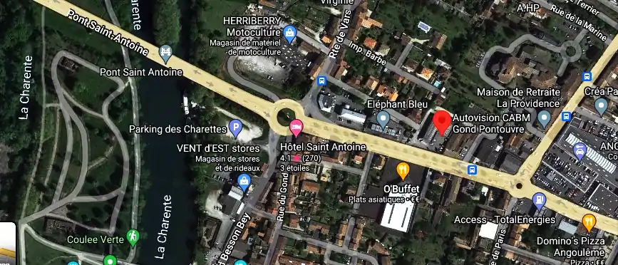 Prix contrôle technique à Gond-Pontouvre