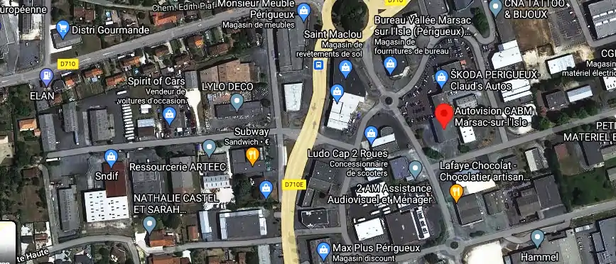 Prix contrôle technique à Marsac-sur-l'Isle