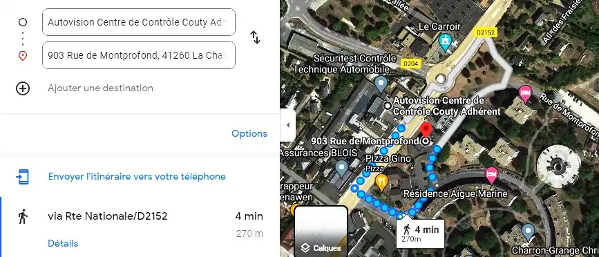 Prix contrôle technique à La Chaussée-Saint-Victor