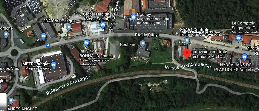 Prix contrôle technique à Anglet