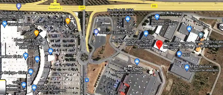 Prix contrôle technique à Claira