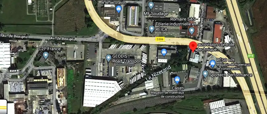 Prix contrôle technique à Arnas