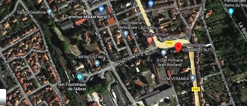 Prix contrôle technique à Nérac