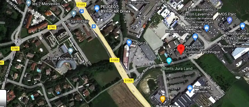 Prix contrôle technique à Ornex