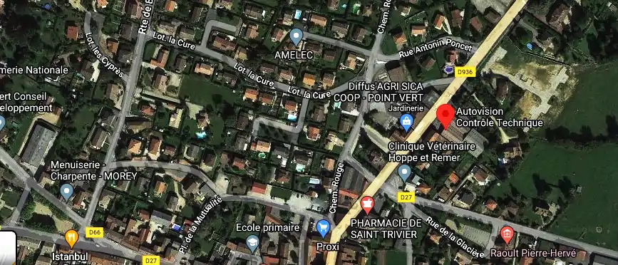 Prix contrôle technique à Saint-Trivier-sur-Moignans