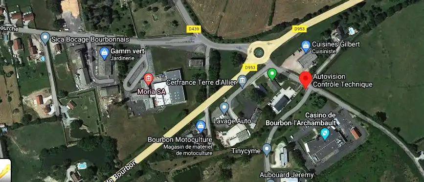 Prix contrôle technique à Bourbon-l'Archambault