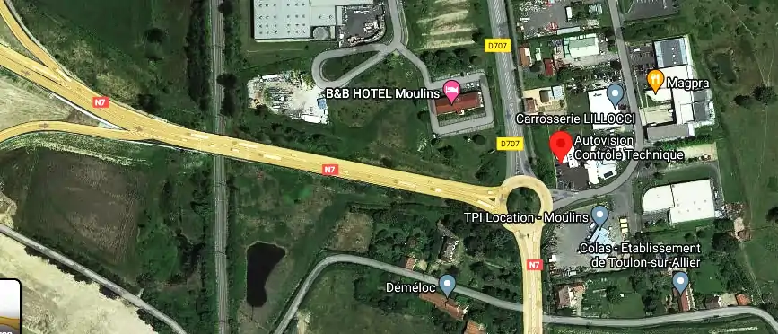 Prix contrôle technique à Toulon-sur-Allier