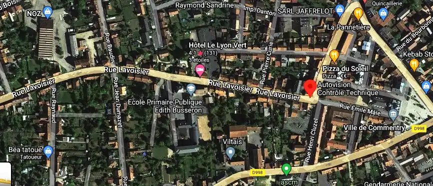 Prix contrôle technique à Commentry