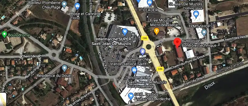Prix contrôle technique à Saint-Jean-de-Muzols