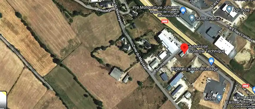 Prix contrôle technique à LAISSAC