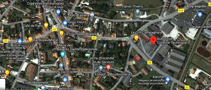 Prix contrôle technique à Touvérac