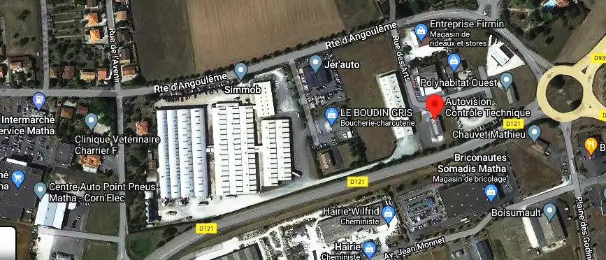 Prix contrôle technique à Matha