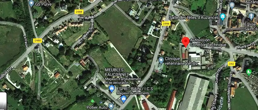 Prix contrôle technique à Auzances