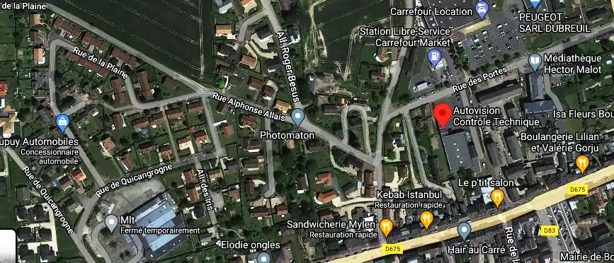 Prix contrôle technique à Bourg-Achard