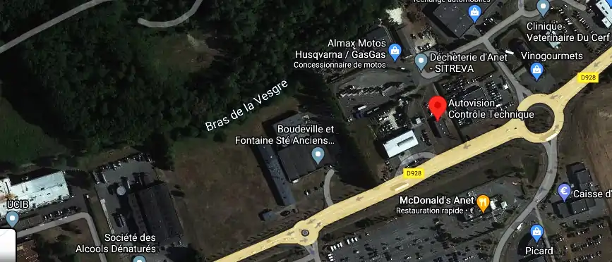 Prix contrôle technique à Anet