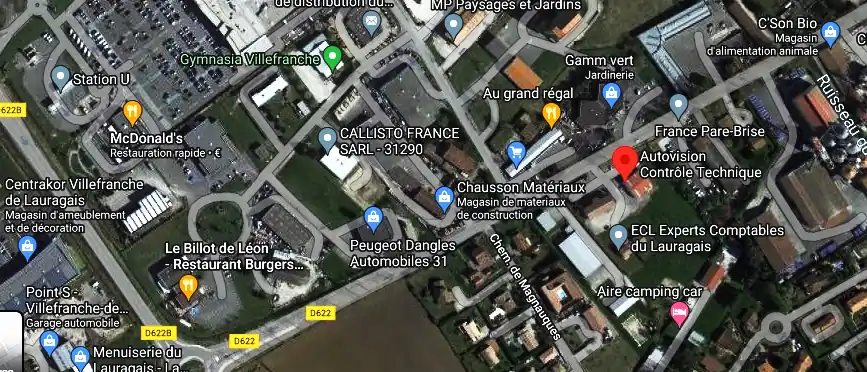 Prix contrôle technique à Villefranche-de-Lauragais