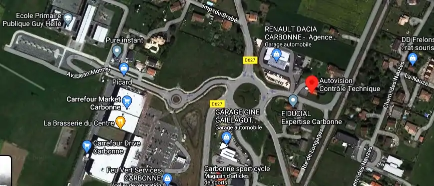 Prix contrôle technique à Carbonne