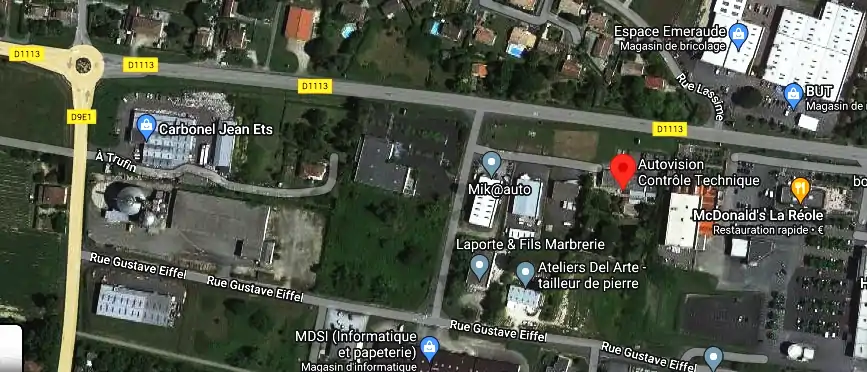 Prix contrôle technique à La Réole