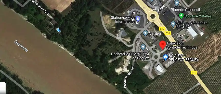 Prix contrôle technique à Beguey