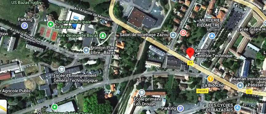 Prix contrôle technique à Bazas