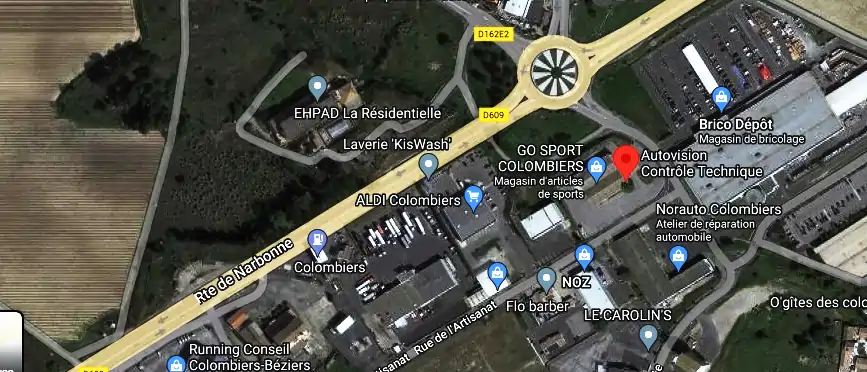 Prix contrôle technique à Colombiers