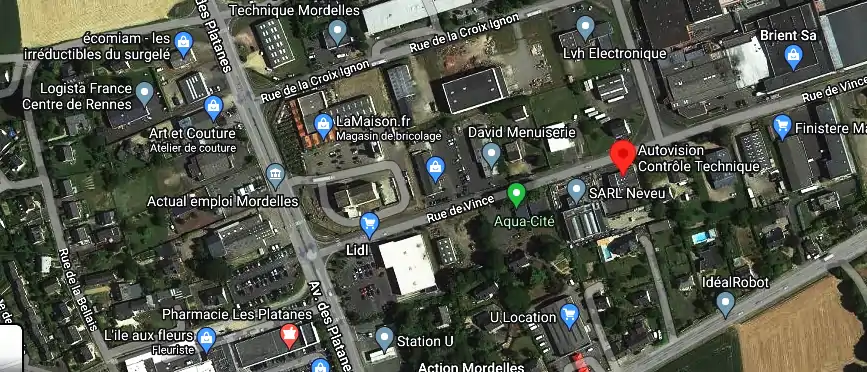 Prix contrôle technique à Mordelles