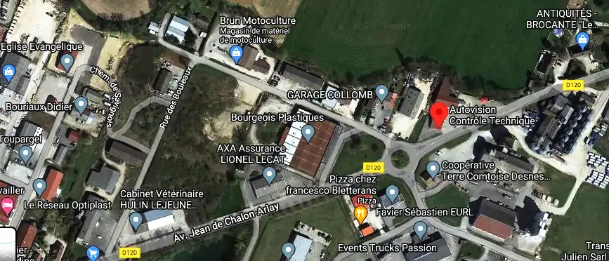 Prix contrôle technique à Bletterans