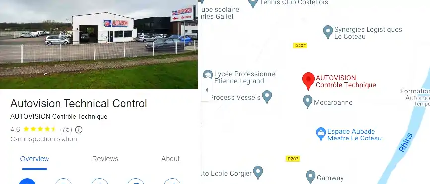 Prix contrôle technique à Le Coteau