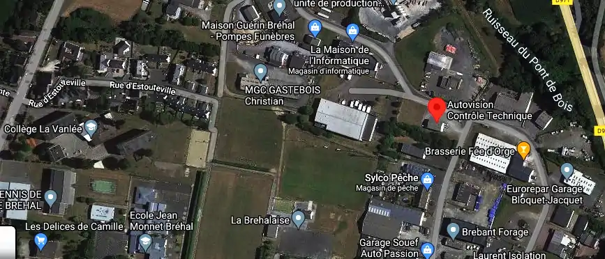 Prix contrôle technique à Bréhal