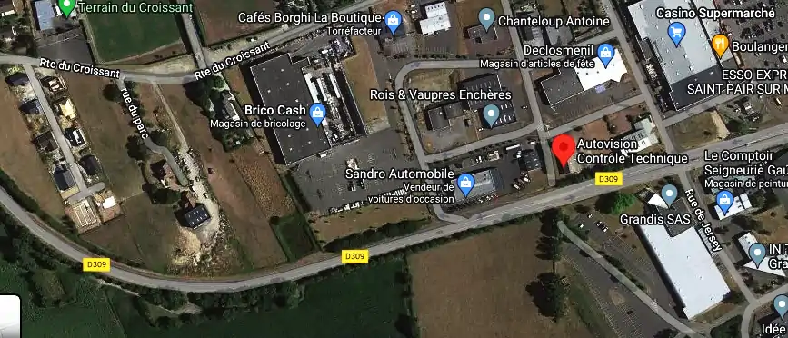 Prix contrôle technique à Saint-Pair-sur-Mer