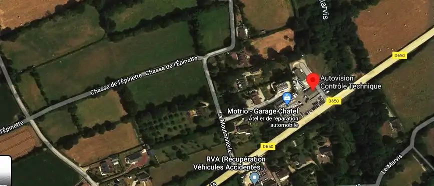 Prix contrôle technique à Virandeville