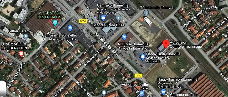 Prix contrôle technique à Lunéville