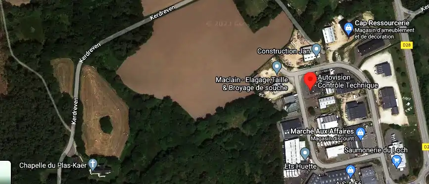 Prix contrôle technique à Crac'h