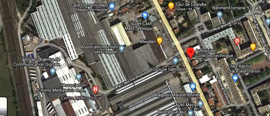 Prix contrôle technique à Woippy