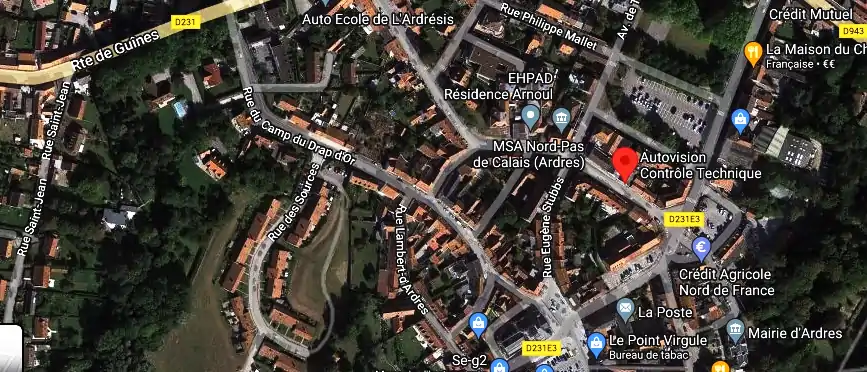 Prix contrôle technique à Ardres