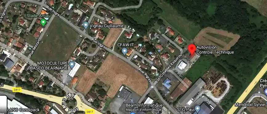 Prix contrôle technique à Artix