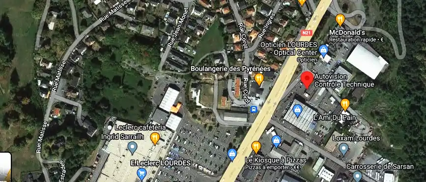 Prix contrôle technique à Lourdes