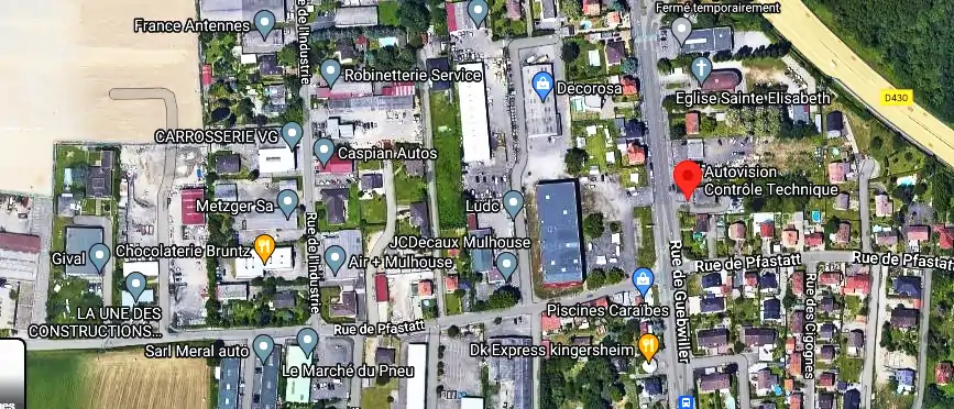 Prix contrôle technique à Kingersheim