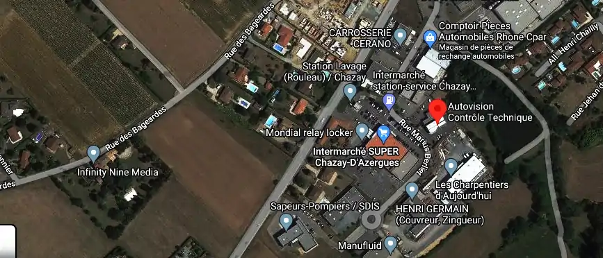 Prix contrôle technique à Chazay-d'Azergues