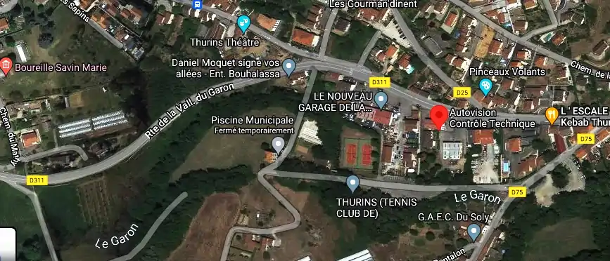 Prix contrôle technique à Thurins