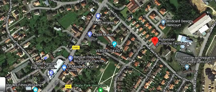 Prix contrôle technique à Héricourt