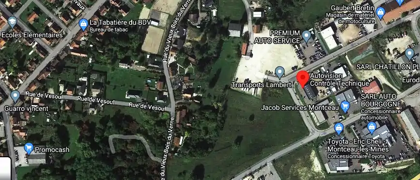 Prix contrôle technique à Montceau-les-Mines